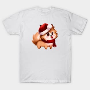 Cute Pomeranian Drawing T-Shirt